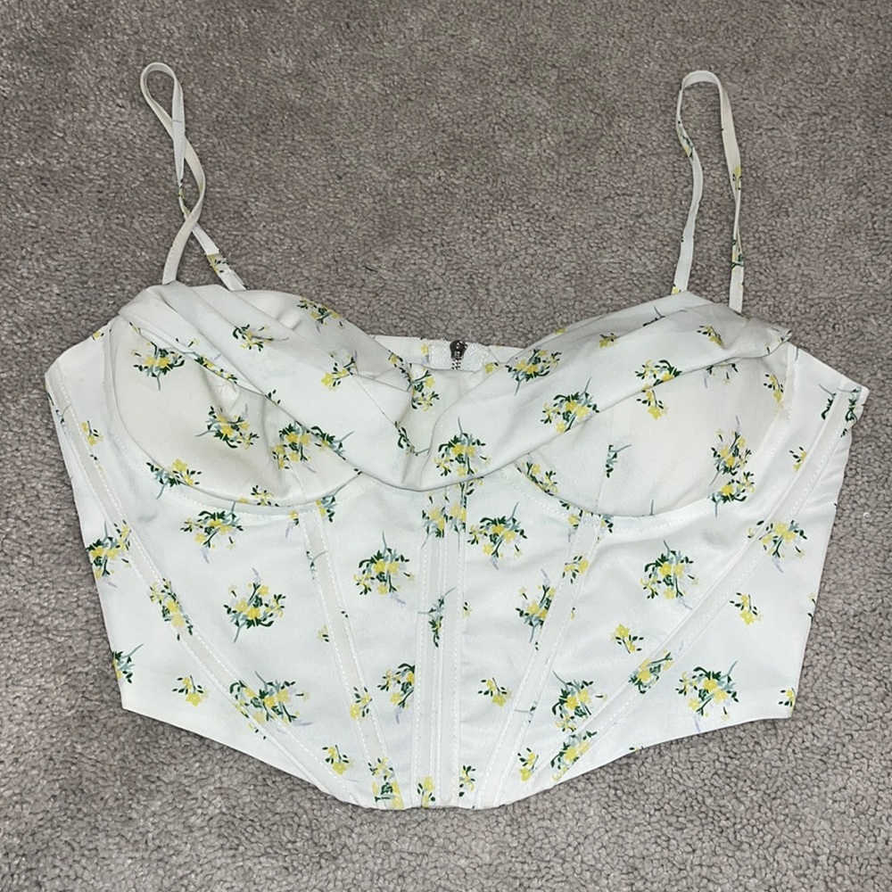 Floral Corset Top